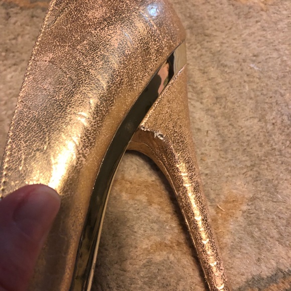 Bebe platform peep toe heels - Picture 3 of 8